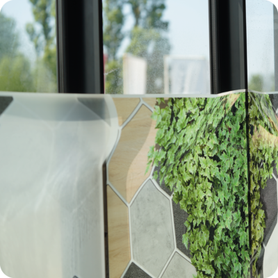 HEXVIEW - Decorative window film